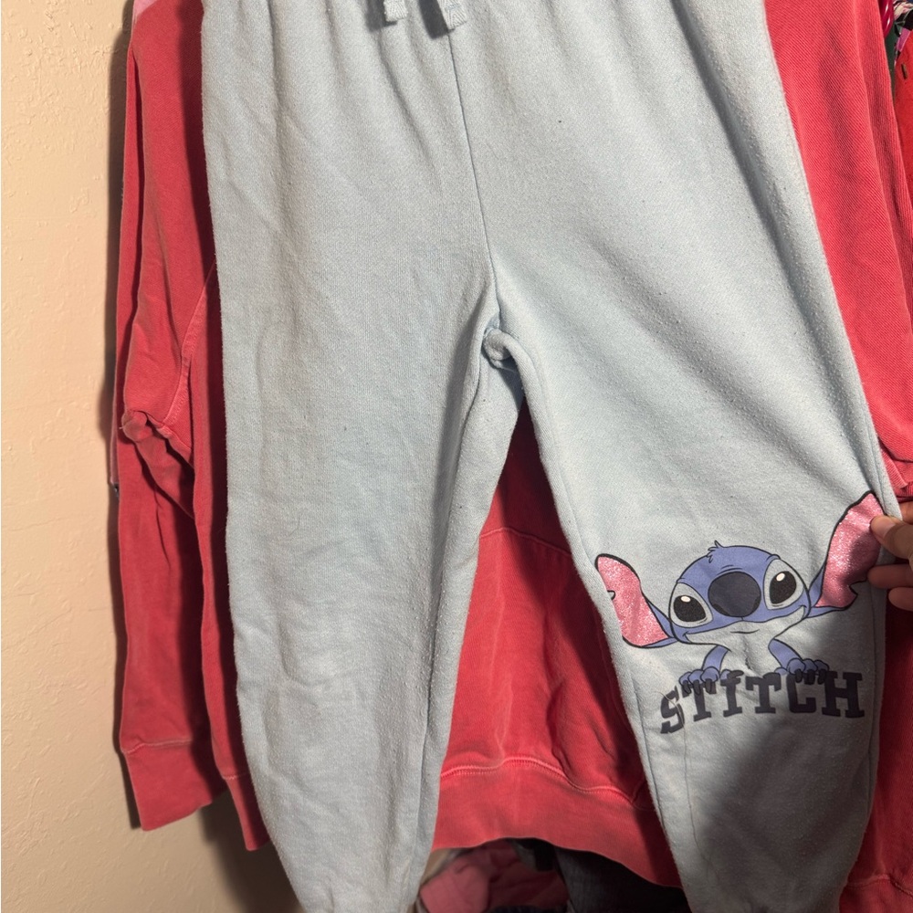 Stitch Kids Sweatpants - Light Blue
